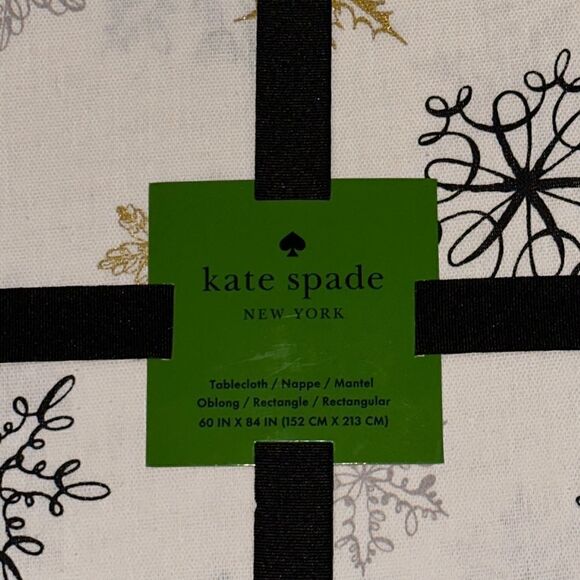 Kate Spade New York Oblong Tablecloth! - Picture 2 of 5